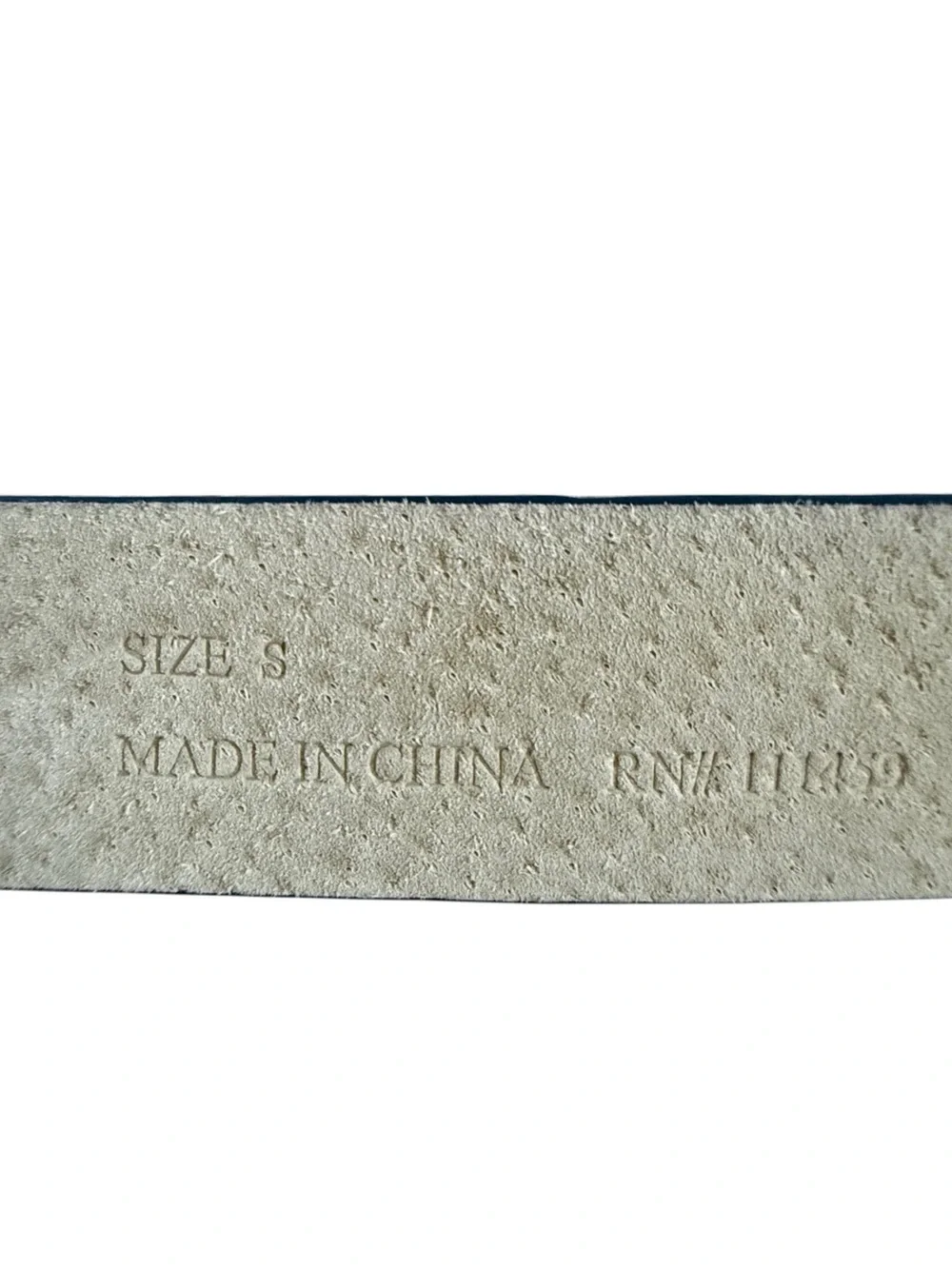 White House Black Market CrocodileTextured Teal Stretchy Belt Size Small Office